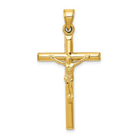 Load image into Gallery viewer, 14k Hollow Crucifix Pendant
