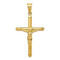 Load image into Gallery viewer, 14k Polished Hollow Crucifix Pendant
