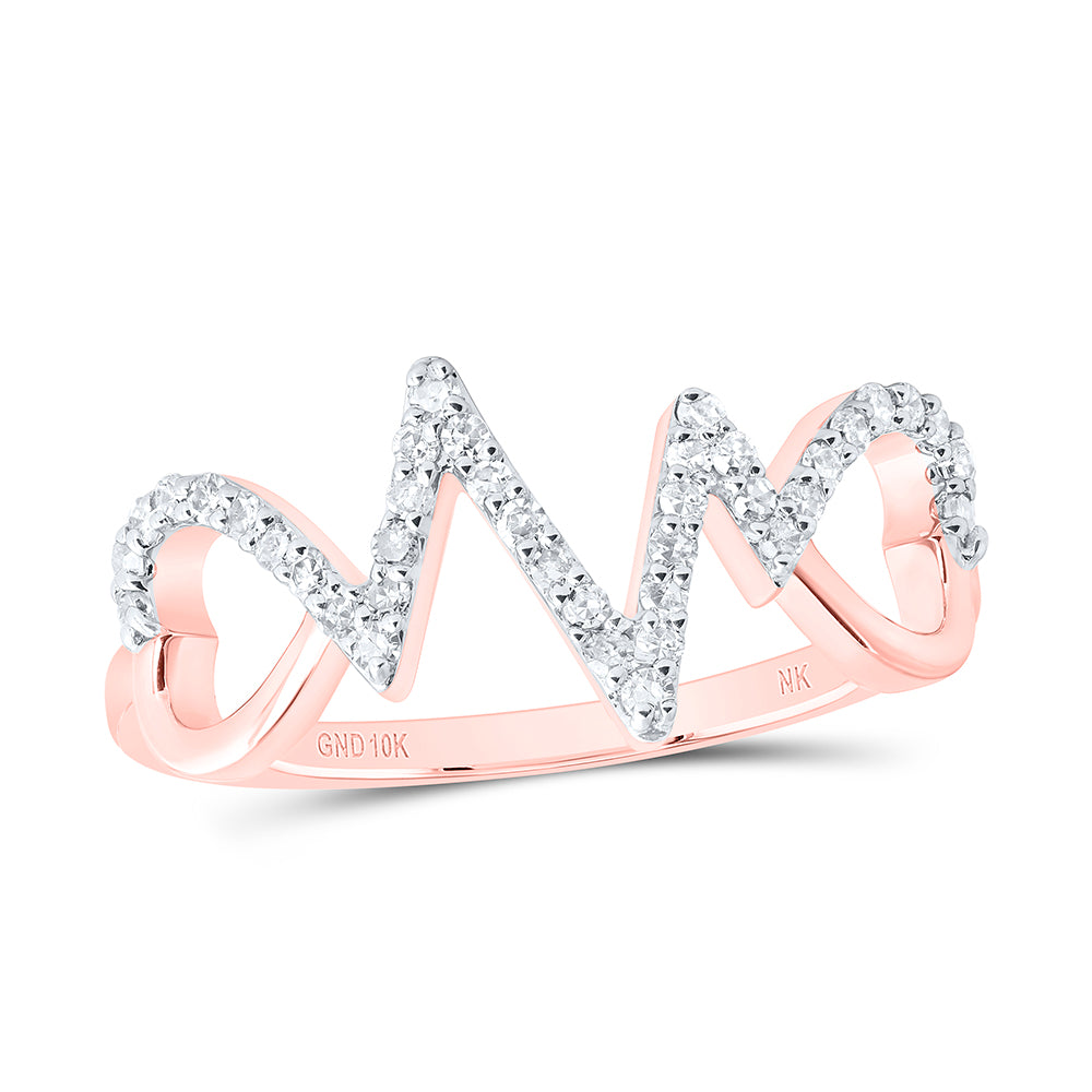 1/5CTW-DIA NK GIFT HEART RING