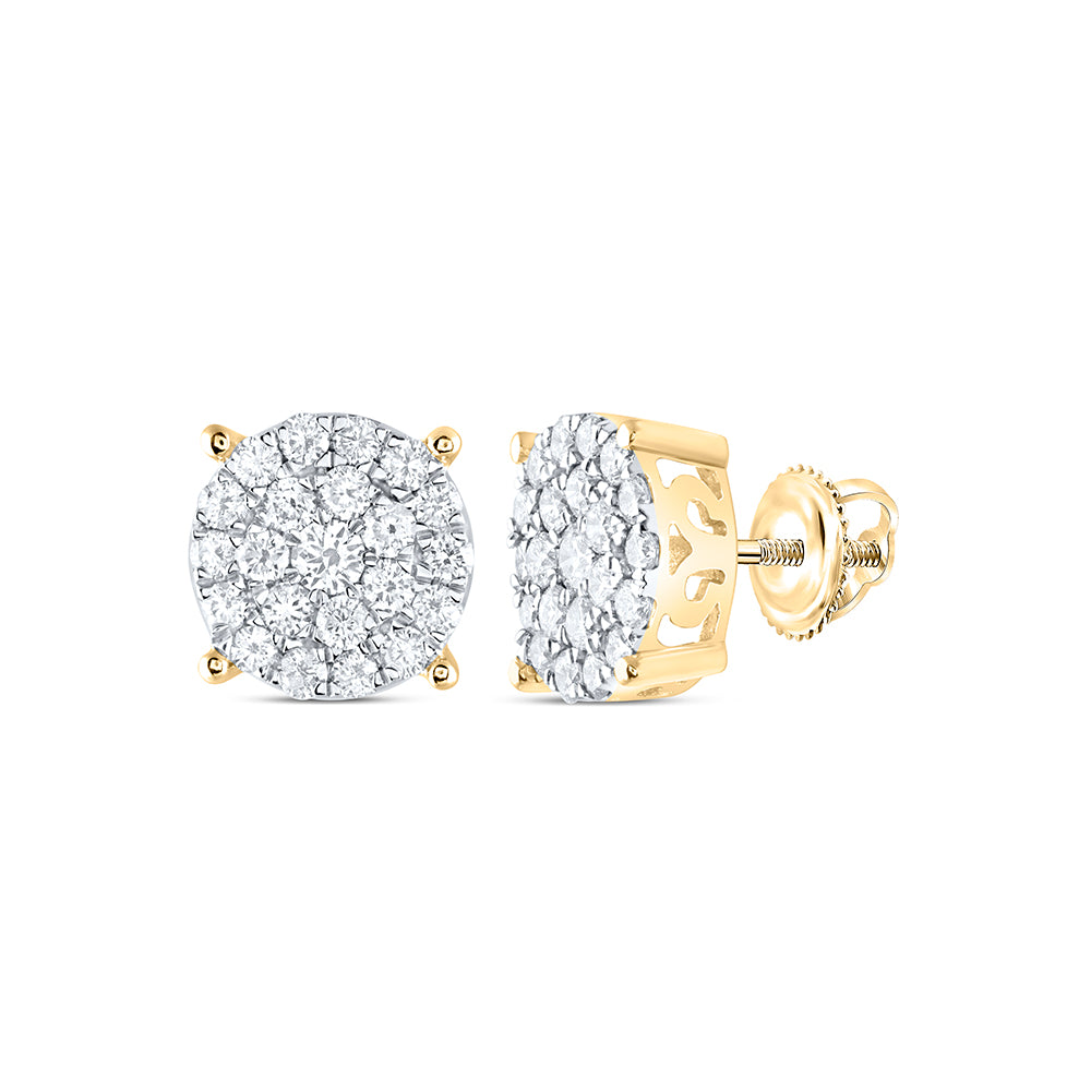 1 1/2CT-DIA NK FASHION ROUND EARING
