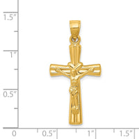 Load image into Gallery viewer, 14K Reversible Crucifix Pendant
