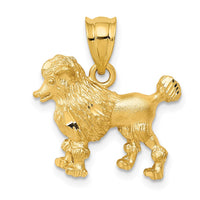 Load image into Gallery viewer, 14k Poodle Dog Charm

