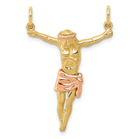 Load image into Gallery viewer, 14k Two-tone Rose Corpus Pendant
