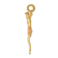Load image into Gallery viewer, 14k Two-tone Rose Corpus Pendant

