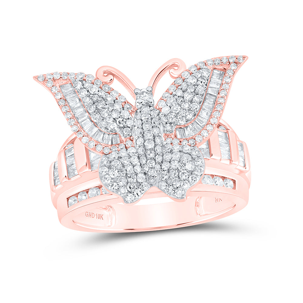 1 1/2CTW-DIA NK FASHION BUTTERFLY RING