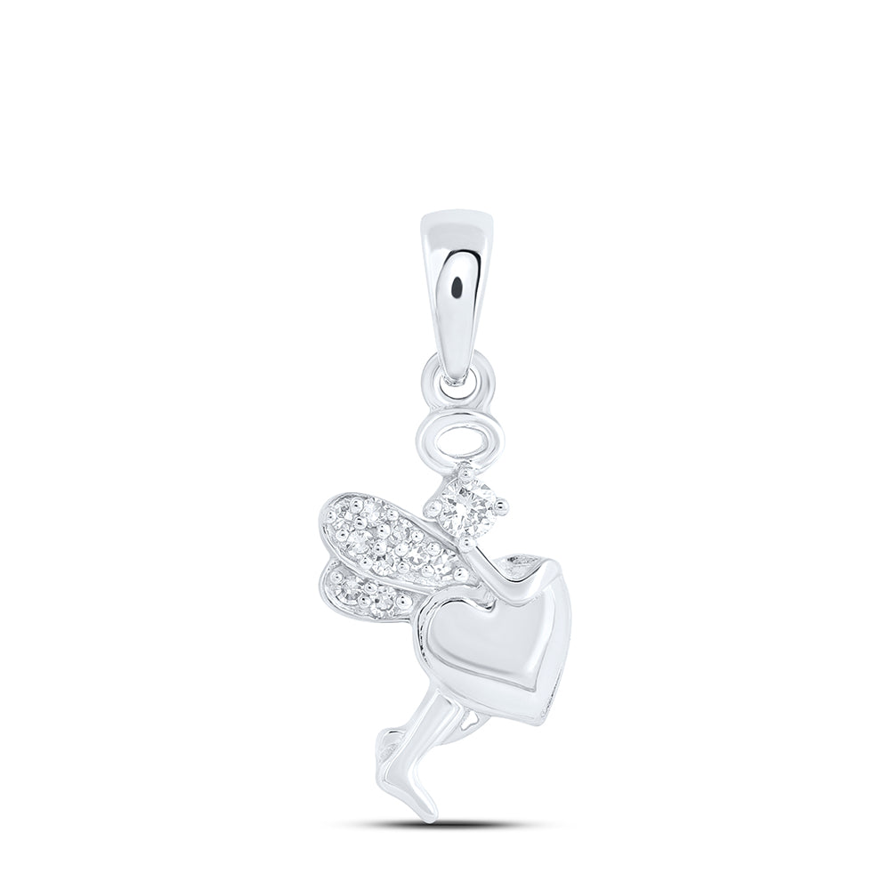 1/20CTW-DIA NK GIFT HEART PENDANT