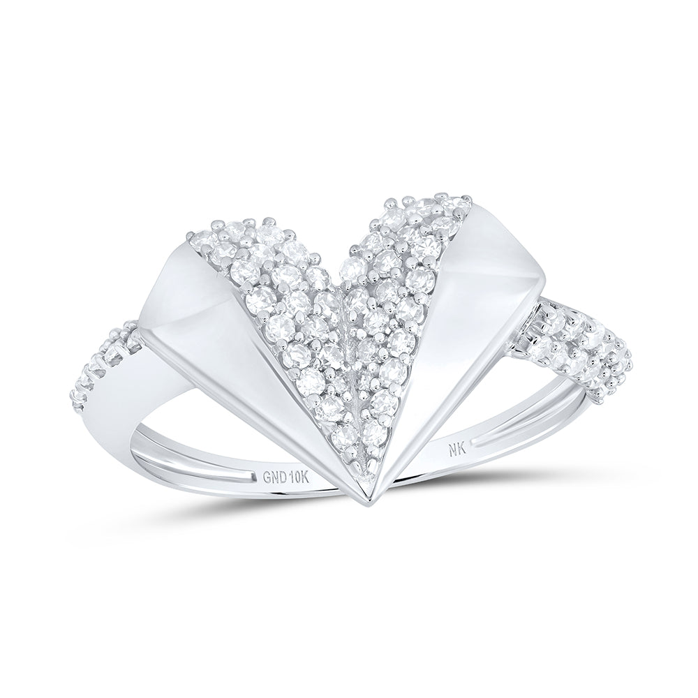 3/8CTW-DIA NK GIFT HEART RING