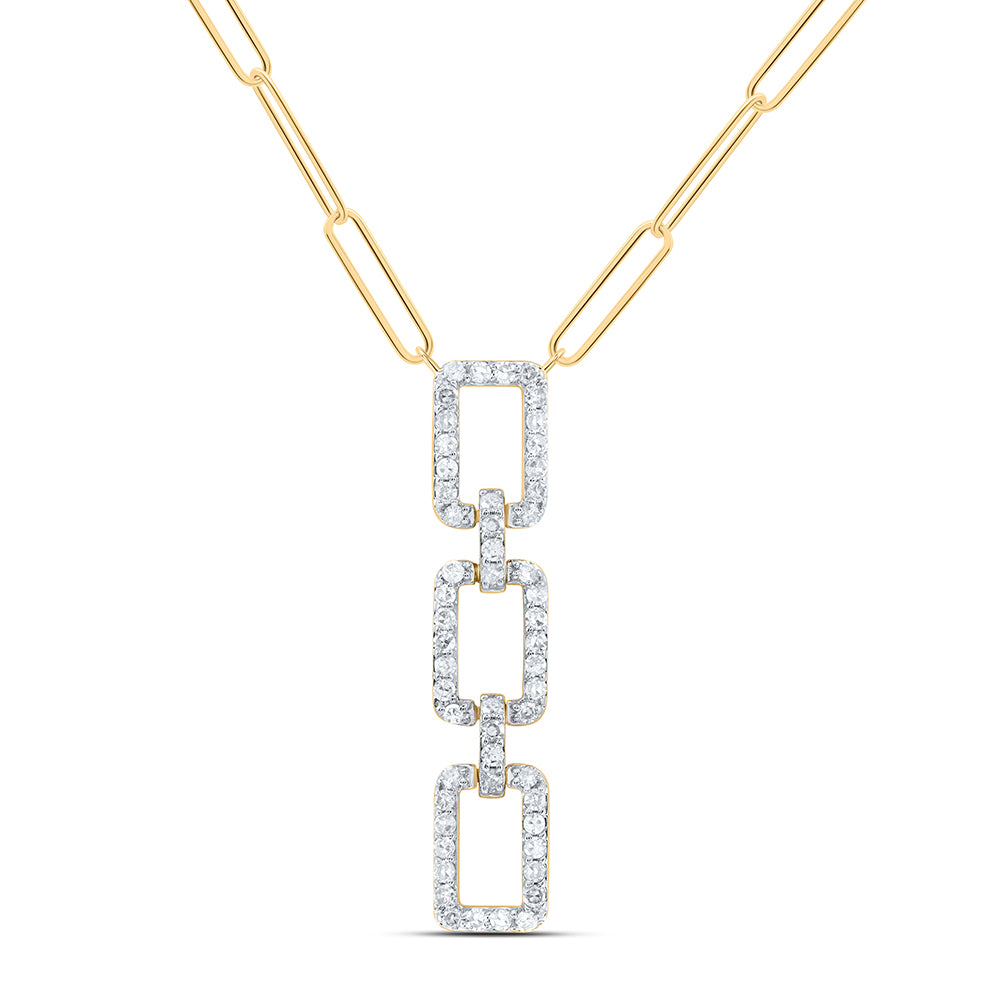 1/4CTW-DIA NK FASHION NECKLACE (18-INCH)