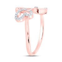 Load image into Gallery viewer, 1/10CTW-DIA NK GIFT BUTTERFLY HEART RING
