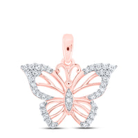 Load image into Gallery viewer, 1/5CTW-DIA NK GIFT BUTTERFLY PENDANT
