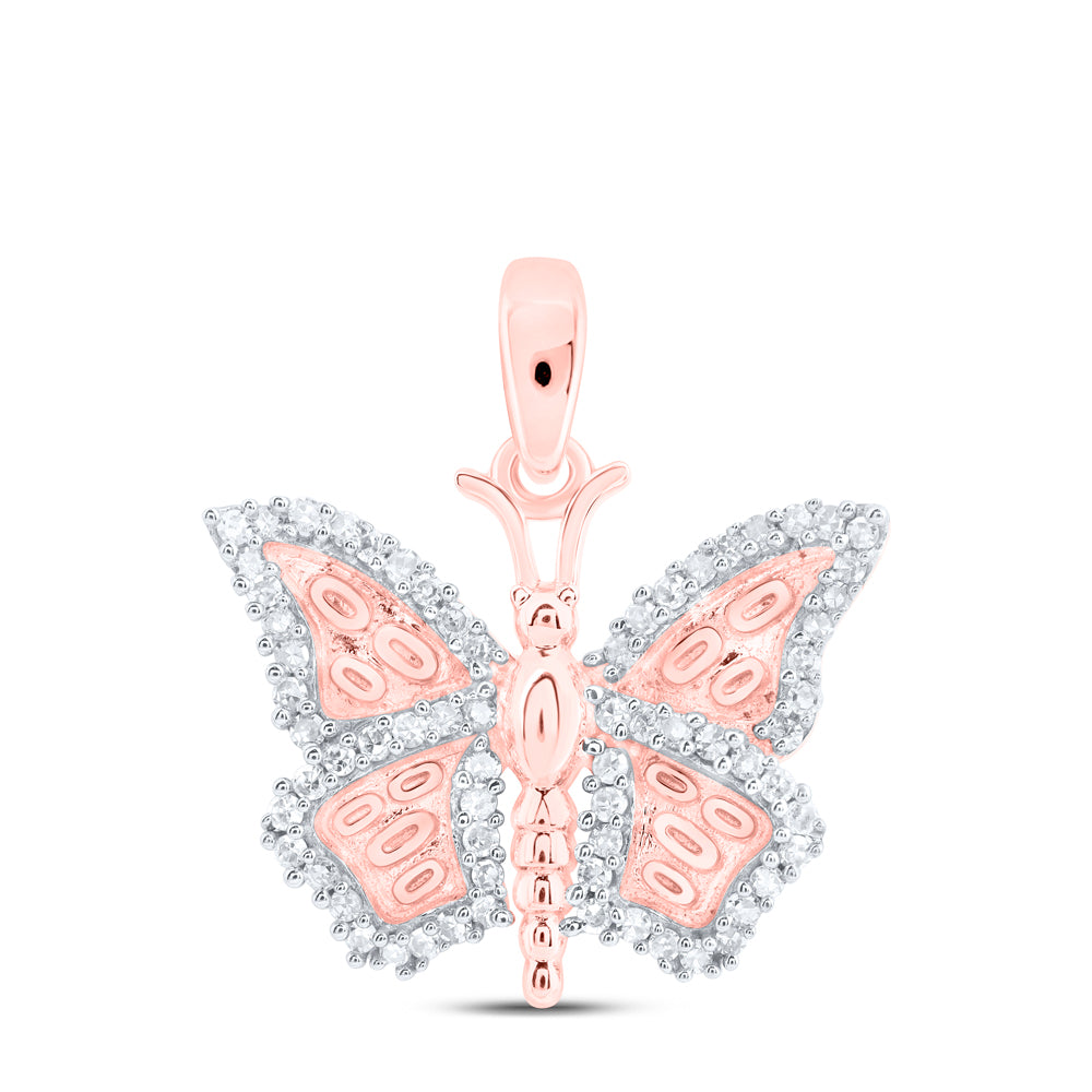 1/5CTW-DIA NK GIFT BUTTERFLY PENDANT