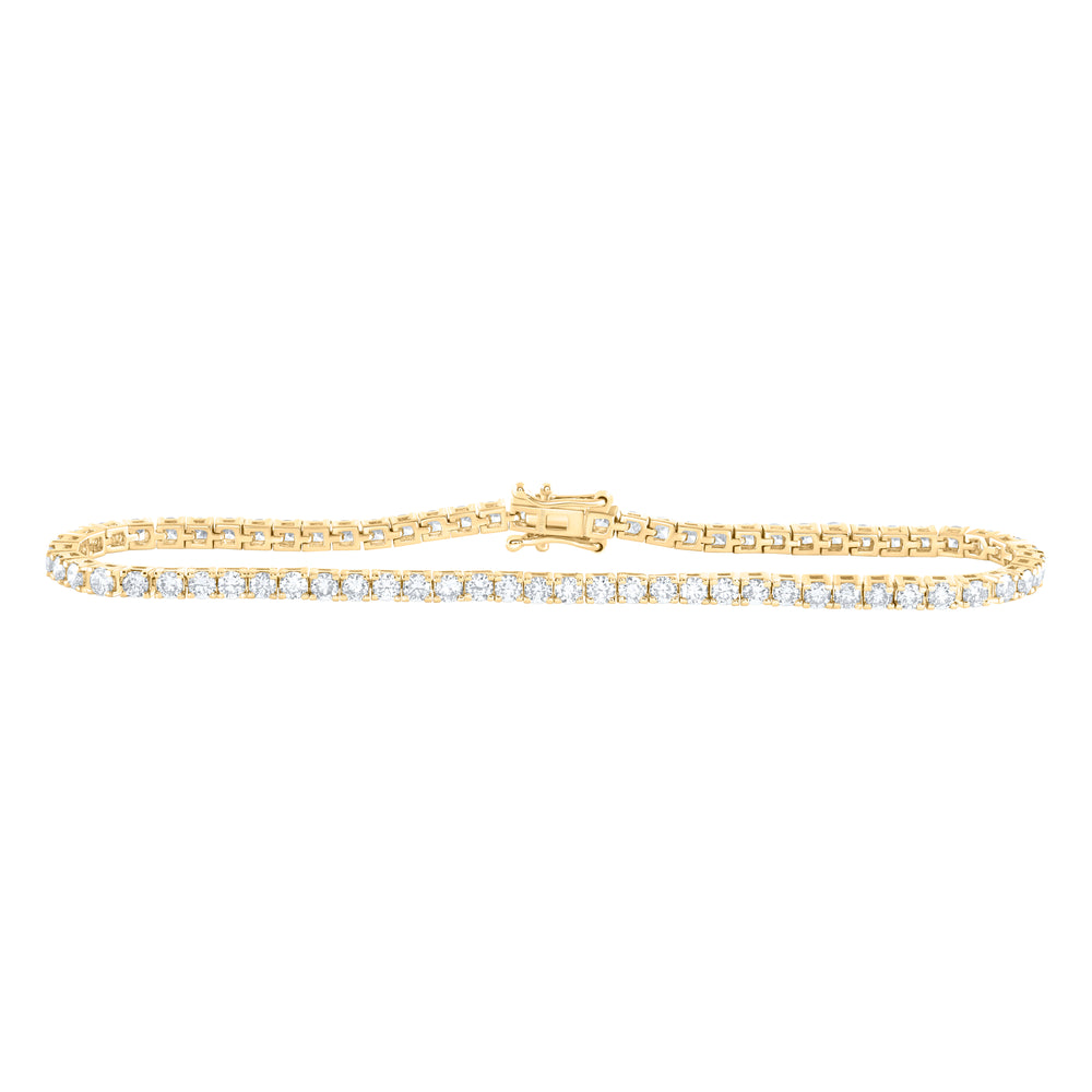 3CTW-DIA NK TENNIS BRACELET(7 INCH)