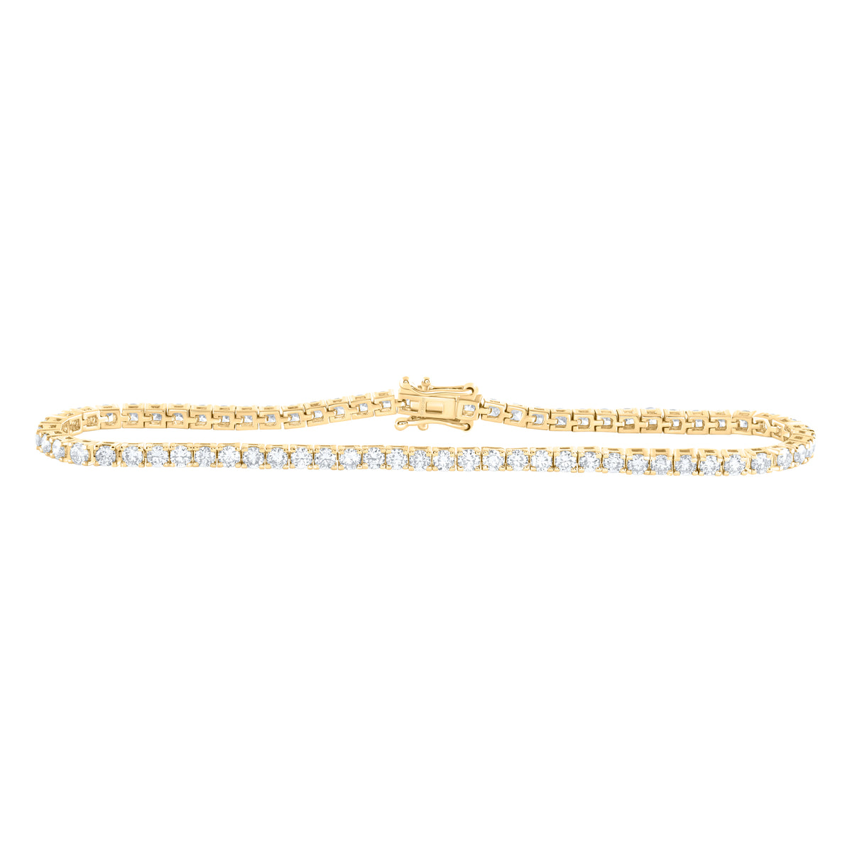 3CTW-DIA NK TENNIS BRACELET(7 INCH)