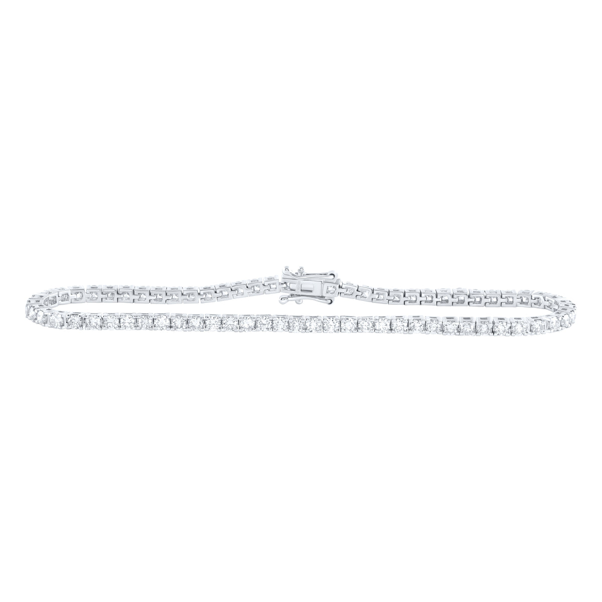 3CTW-DIA NK TENNIS BRACELET(7 INCH)