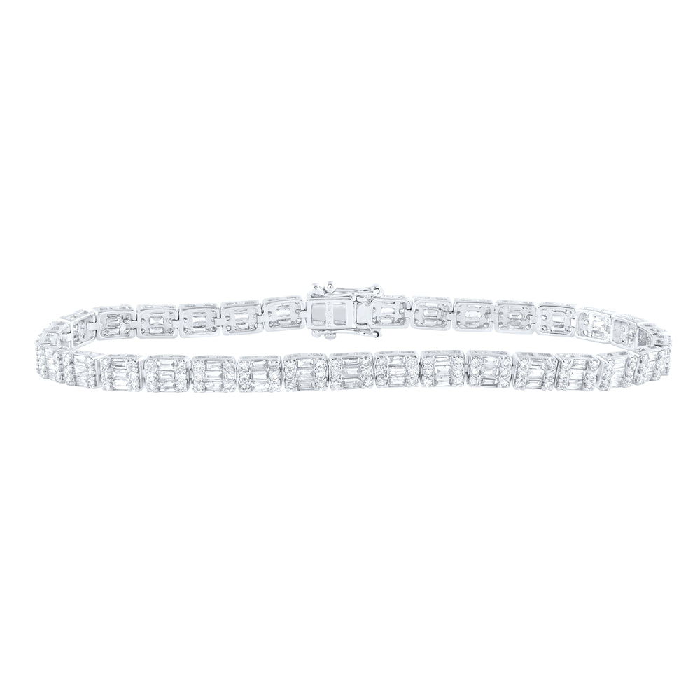 3CTW-DIA ANA M BAGUETTE FASHION BRACELET (7 INCH)