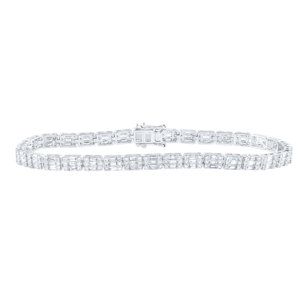 3CTW-DIA ANA M BAGUETTE FASHION BRACELET (7 INCH)