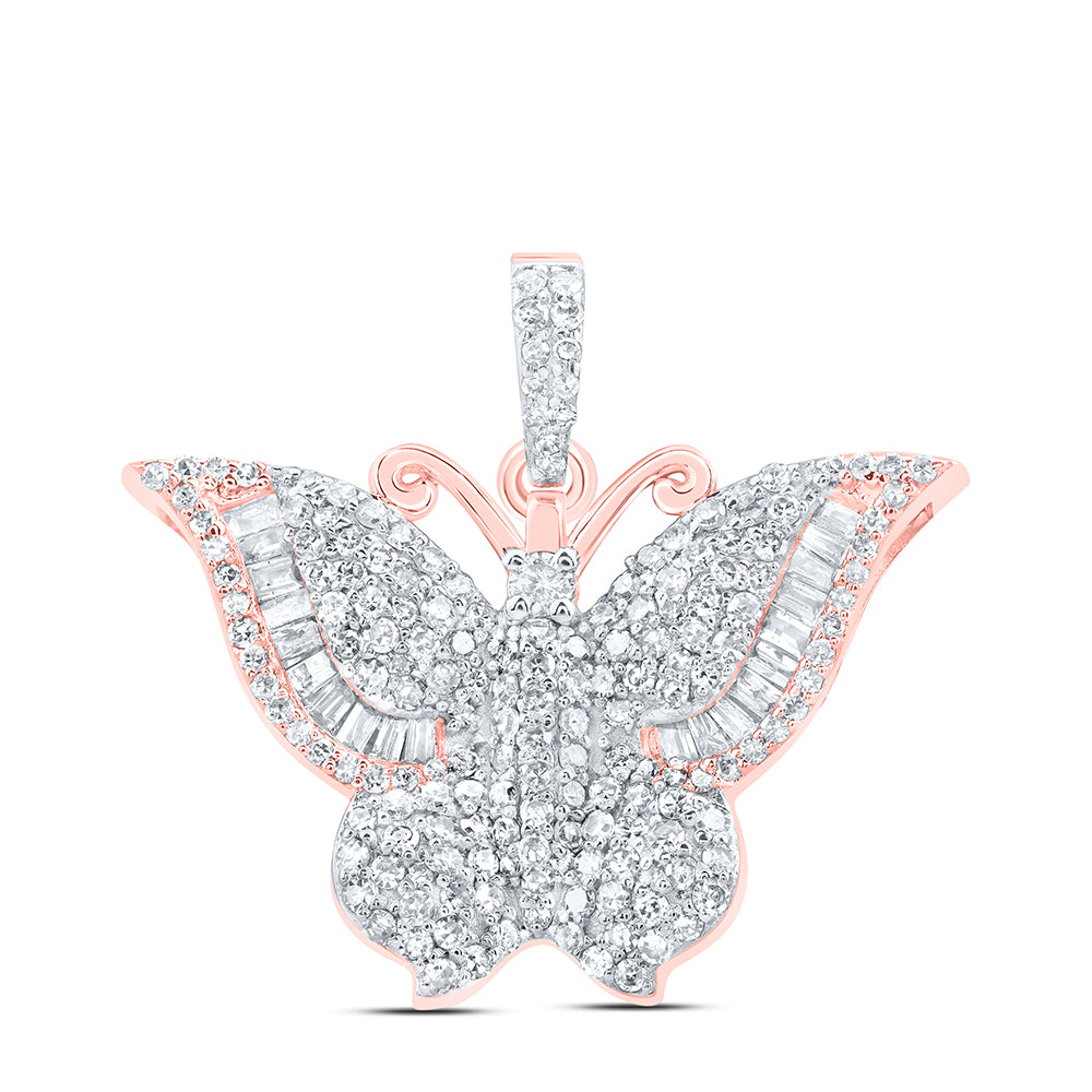 3/4CTW-DIA NK BUTTERFLY FASHION PENDANT
