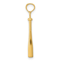 Load image into Gallery viewer, 14k 3-D Baseball Bat Pendant
