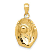 Load image into Gallery viewer, 14K Baseball Glove And Ball Pendant
