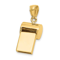 Load image into Gallery viewer, 14k 3-D Whistle Charm
