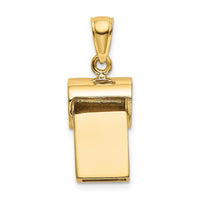 Load image into Gallery viewer, 14k 3-D Whistle Charm

