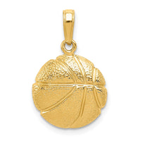 Load image into Gallery viewer, 14k Basketball Pendant
