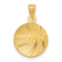 Load image into Gallery viewer, 14k Basketball Pendant
