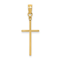 Load image into Gallery viewer, 14k Polished Cross Pendant
