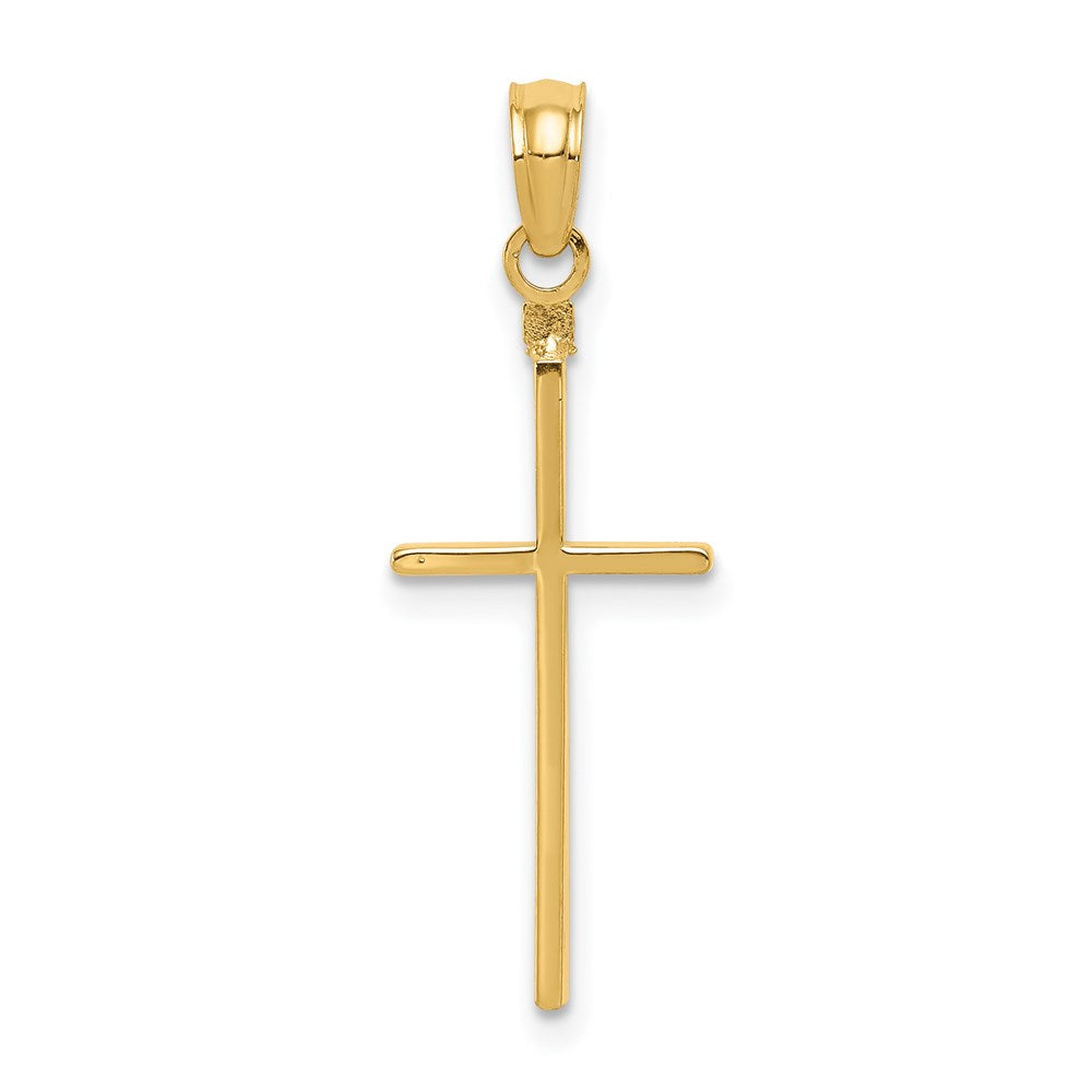 14k Polished Cross Pendant