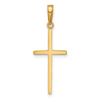 Load image into Gallery viewer, 14k Polished Cross Pendant
