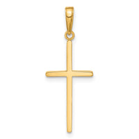 Load image into Gallery viewer, 14k Polished Cross Pendant
