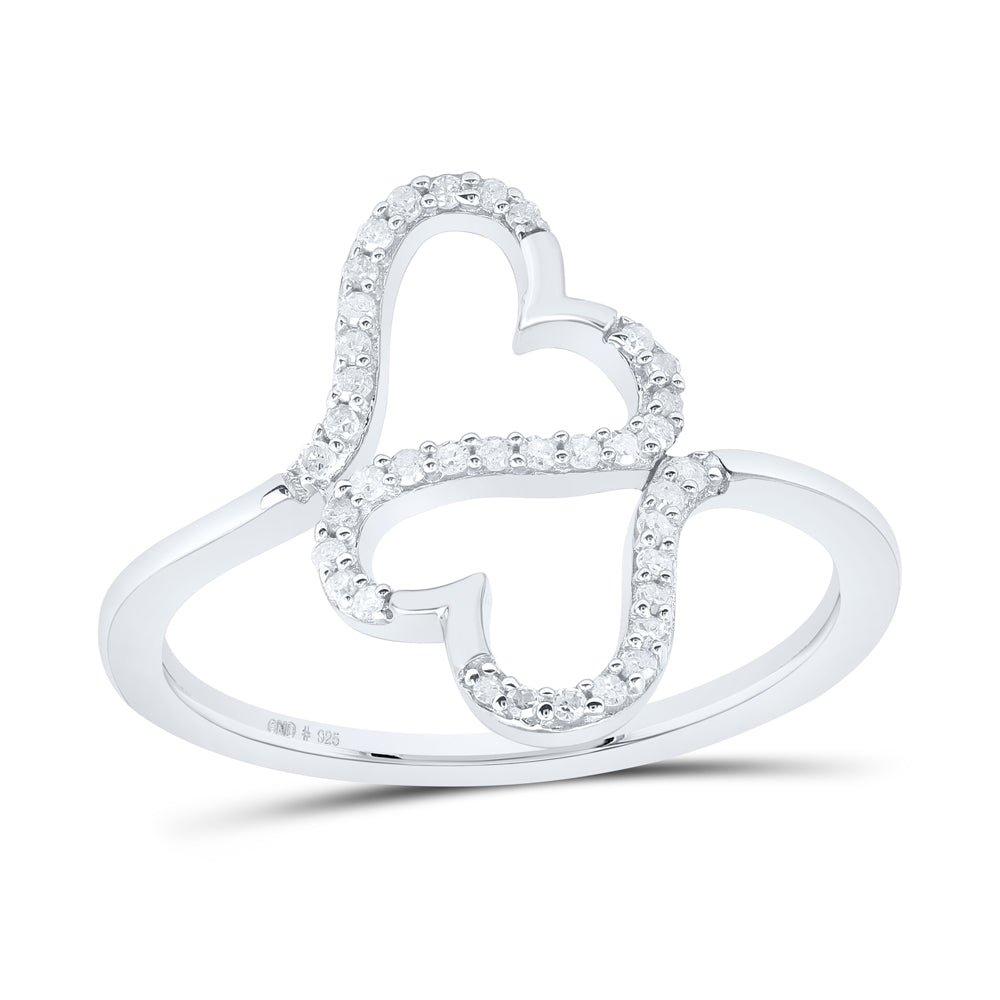 1/8CTW-NAT DIA P1 GIFT HEART RING