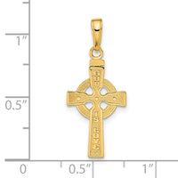 Load image into Gallery viewer, 14k Reversible GOD IS LOVE Celtic Cross Pendant
