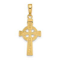 Load image into Gallery viewer, 14k Reversible GOD IS LOVE Celtic Cross Pendant
