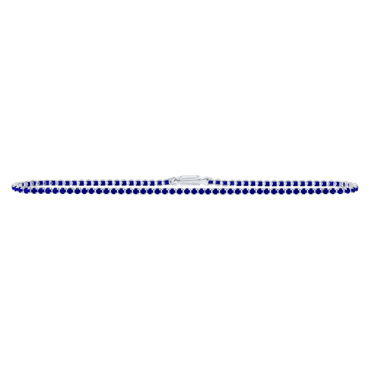 1 5/8CTW-DIA RD-BS NAT GEM TENNIS BRACELET (7 INCH)