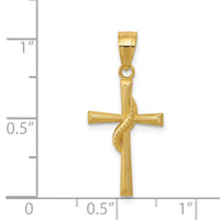 Load image into Gallery viewer, 14k Polished Cross Pendant
