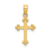Load image into Gallery viewer, 14k Budded Cross Charm
