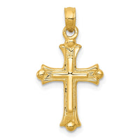 Load image into Gallery viewer, 14k Budded Cross Charm
