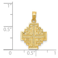 Load image into Gallery viewer, 14k Jerusalem Cross Pendant
