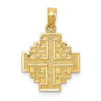 Load image into Gallery viewer, 14k Jerusalem Cross Pendant
