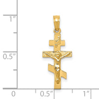 Load image into Gallery viewer, 14k Eastern Orthodox Crucifix Charm
