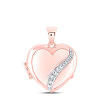 Load image into Gallery viewer, 1/20CTW-DIA CN GIFT HEART LOCKET
