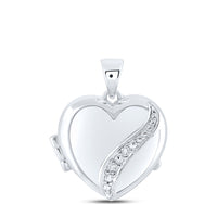Load image into Gallery viewer, 1/20CTW-DIA CN GIFT HEART LOCKET
