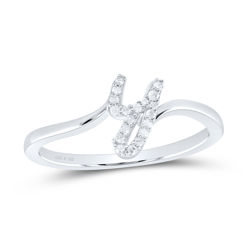 1/12CTW-DIA P1 GIFT INITIAL "Y" LADIES RING