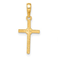 Load image into Gallery viewer, 14k Polished Cross Charm
