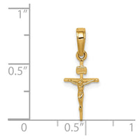 Load image into Gallery viewer, 14k Small INRI Crucifix Pendant
