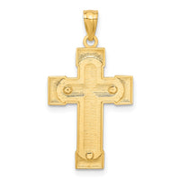 Load image into Gallery viewer, 14k Two-tone Crucifix Pendant
