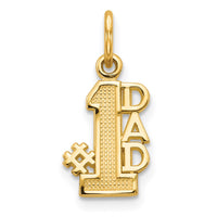Load image into Gallery viewer, 14k #1 DAD Charm
