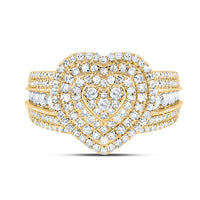 Load image into Gallery viewer, 1 CTW DIA NK FASHION HEART RING

