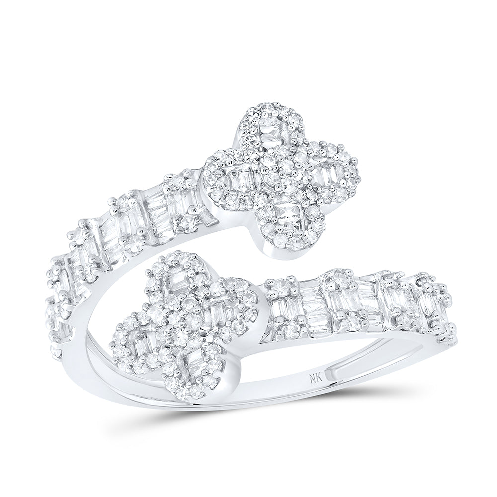 3/4CTW-DIA NK FASHION CLOVER LADIES RING